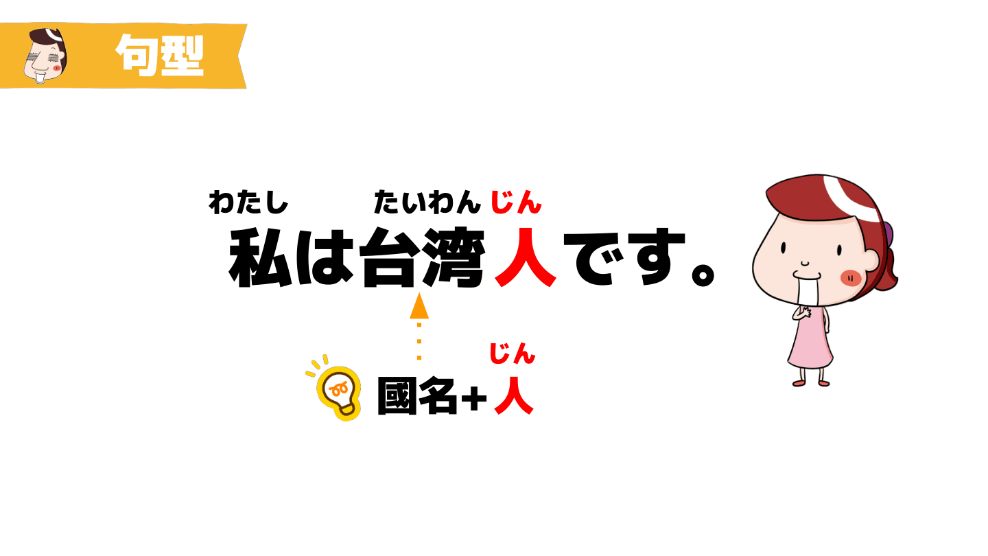 〜は国籍です 句型