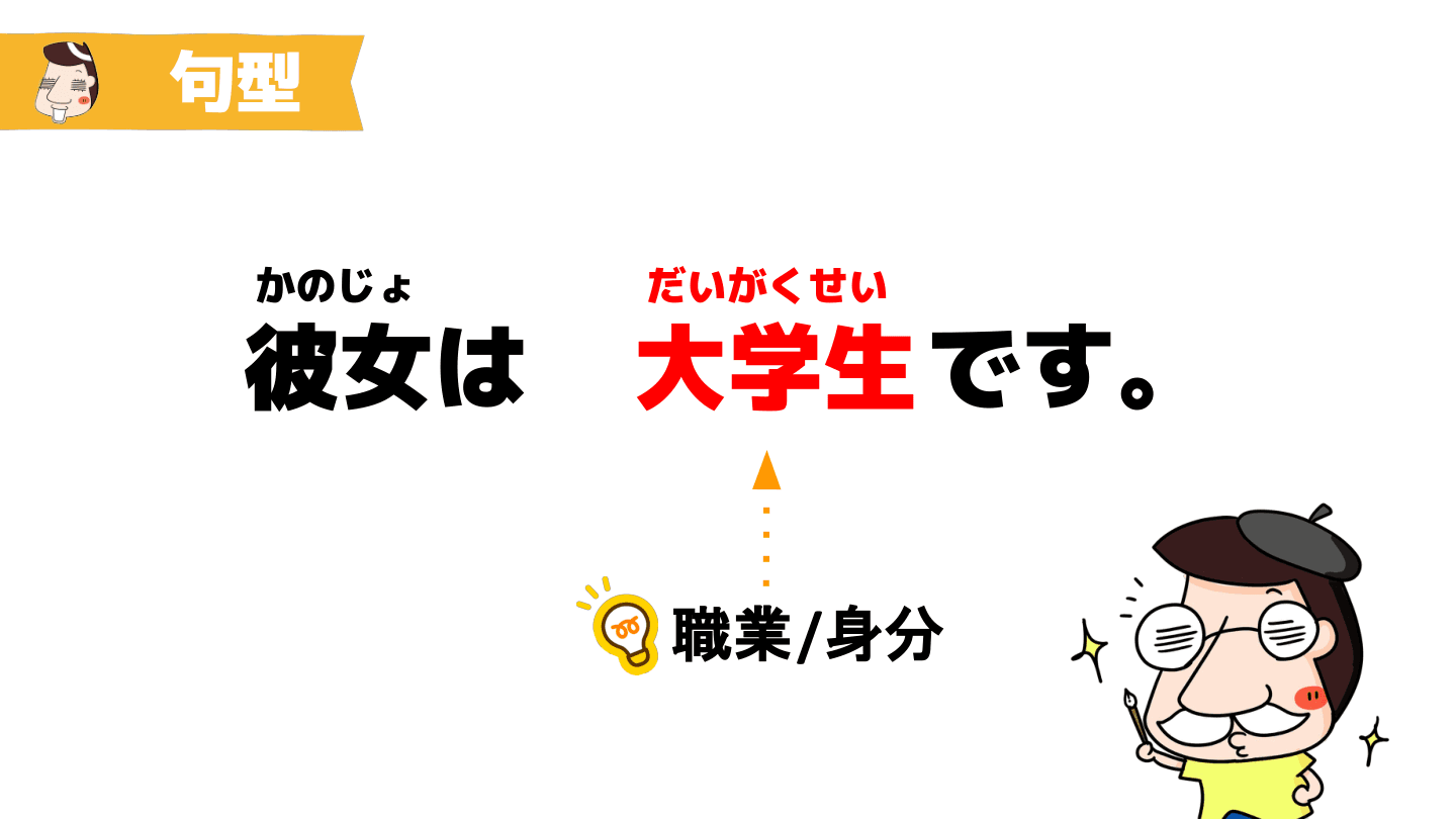 〜は職業です 句型