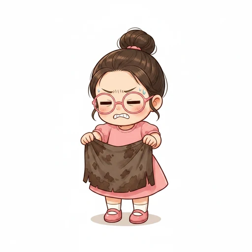 汚い のイラスト