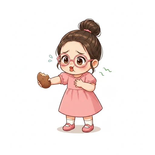 まずい のイラスト