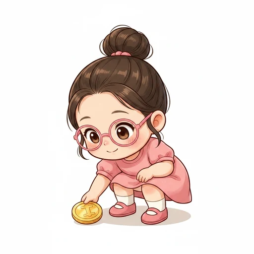 拾う のイラスト