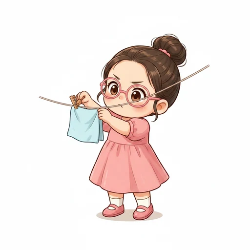 干す のイラスト