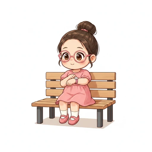 待つ のイラスト