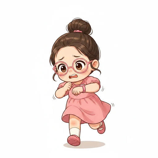 遅れる のイラスト