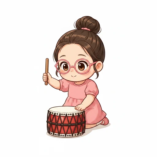 打つ のイラスト