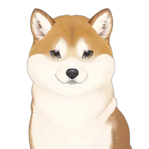 柴犬（思考中）